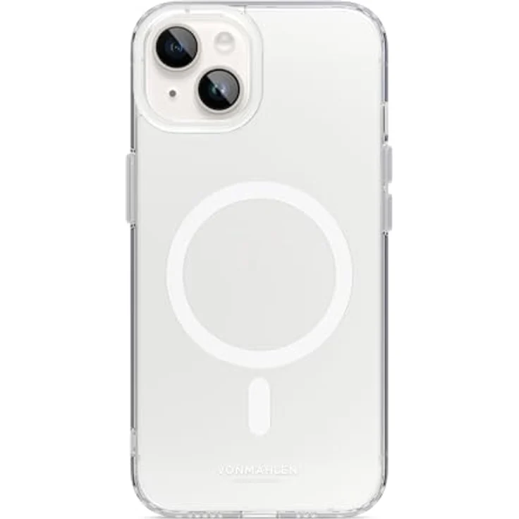 Vonmählen Transparent Case iPhone 14, Smartphone Hülle mit Anti-Gilb- und Kantenschutz, MagSafe-kompatibel, transparent – Bild 2