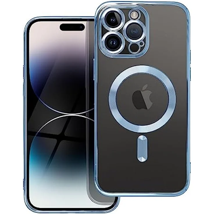 COFI 1453 MagSafe Hülle mit Kameraschutz kompatibel mit iPhone 11 Blau, unterstützt kabelloses Laden über MagSafe – Bild 1