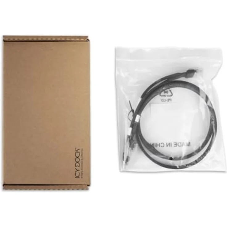 Icy dock SATA-Kabel 50 cm, 8i Slim SAS (SFF-8654) zu 4i Slim SAS (M) – Bild 4