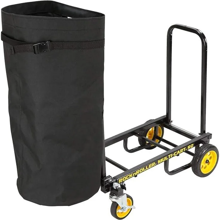 RocknRoller RSA-HBR2 Handle Bag mit stabiler Unterseite für R2, Audio Zubehör, Schwarz