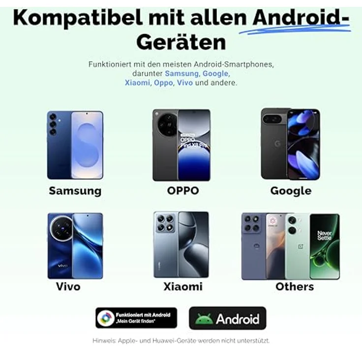 Lifemate Life Tag 6er-Pack, Bluetooth Tracker für Android mit „Mein Gerät Finden“-App, wasserdicht, lange Batterielaufzeit, ideal für Schlüssel, Taschen, Haustiere & Gepäck – Bild 3