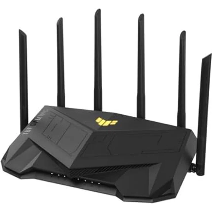 ASUS RT-AX5400, Dual Band WiFi 6 Router mit 5.400 Mbit/s, integrierter VPN, AiProtection Pro und Kindersicherung, Schwarz – Bild 2