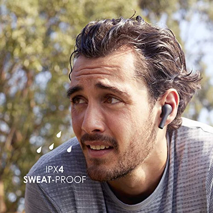 Boompods Bassline Bluetooth® Kopfhörer In Ear Headset, Magnetisch, Noise Cancelling, Touch-Steuerung Schwarz (BTWSBK) – Bild 5