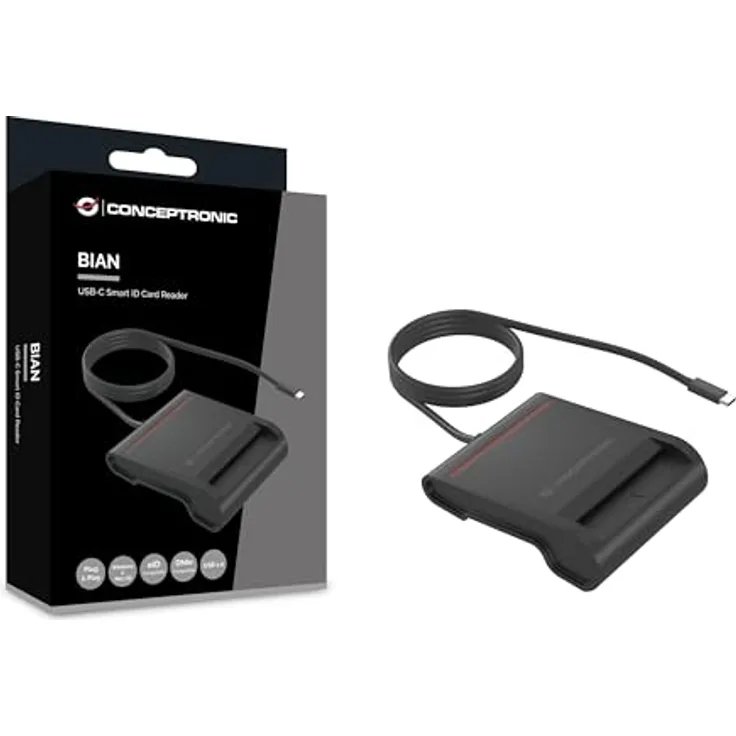CONCEPTRONIC SCR01BC USB-C-Smart-ID-Kartenleser