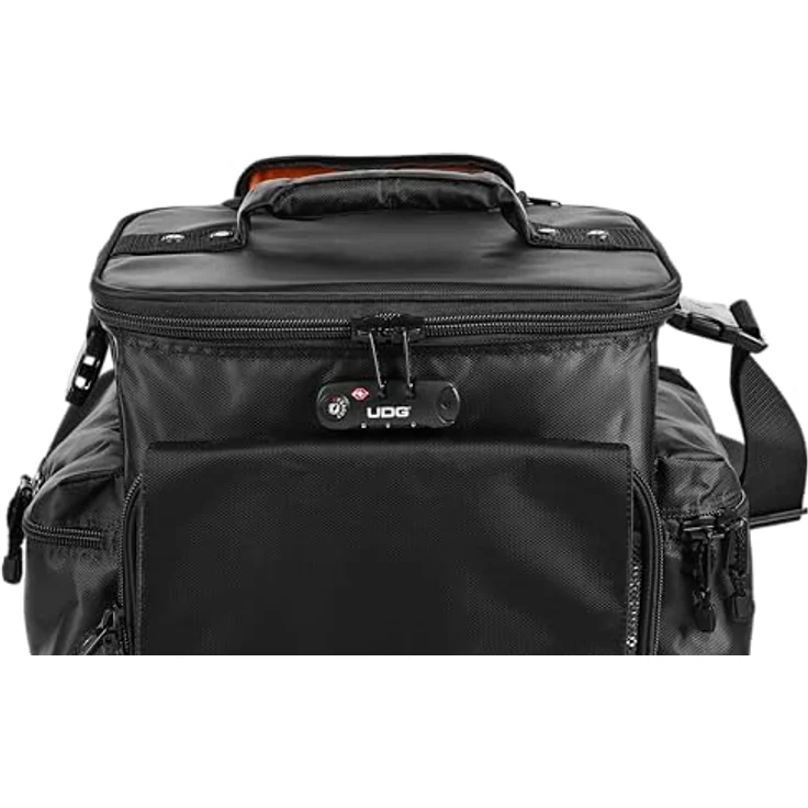 UDG Ultimate SlingBag Trolley Set DeLuxe Schwarz, Orange im Inneren MK2 (Ohne CD Wallet) U9679BL-OR – Bild 7