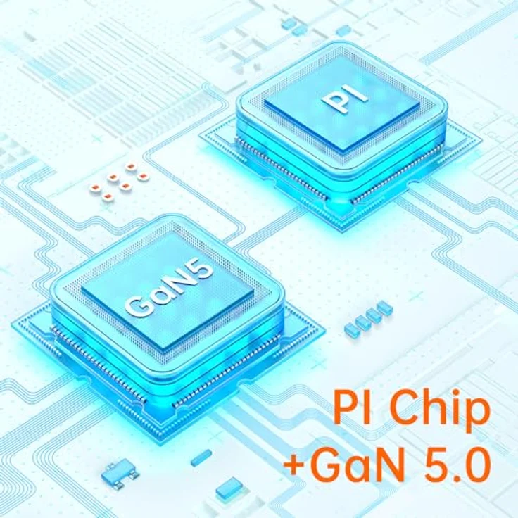 mcdodo 67W USB C Ladegerät GAN 5 3-Port Schnellladegerät PD Netzteil Mehrfach Ladegerät PD3.0/QC4.0/FCP USB C Netzteil - Kompatibel mit MacBook Pro/Air, Laptop, Tablet, Handy - in Schwarz – Bild 2