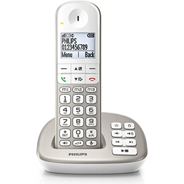 Philips XL4951S-38 DECT Schnurlostelefon mit Anrufbeantworter – Bild 3