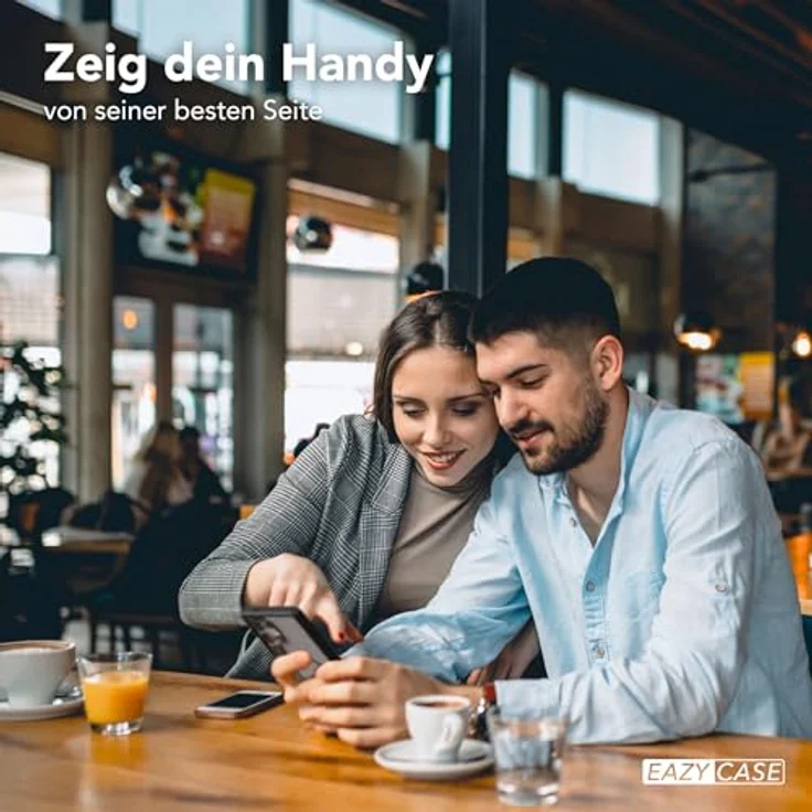 EAZY CASE Hülle für Samsung Galaxy S25 Ultra, Ultra Aufprallschutz, Qi Charging, stoßfest und kratzfest, dünn mit Kameraschutz, Schwarz – Bild 2