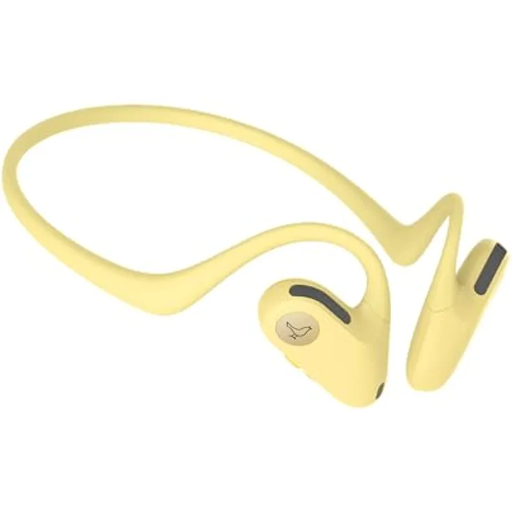 Libratone UP Open-Ear Kopfhörer (Bluetooth 5.2, IP57 Spritzwasserschutz, 8h Akku, Schnellladung, 15 mm Lautsprecher, KI Sprachverbesserung) -Gelb