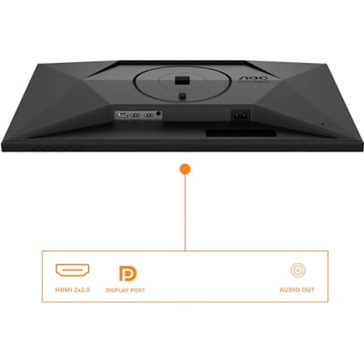 AOC Q27G4XD 27 Zoll WQHD Gaming Monitor, 180Hz, 0.5ms MPRT, G-Sync Compatible, HDR400, Höhenverstellung, Schwarz – Bild 4