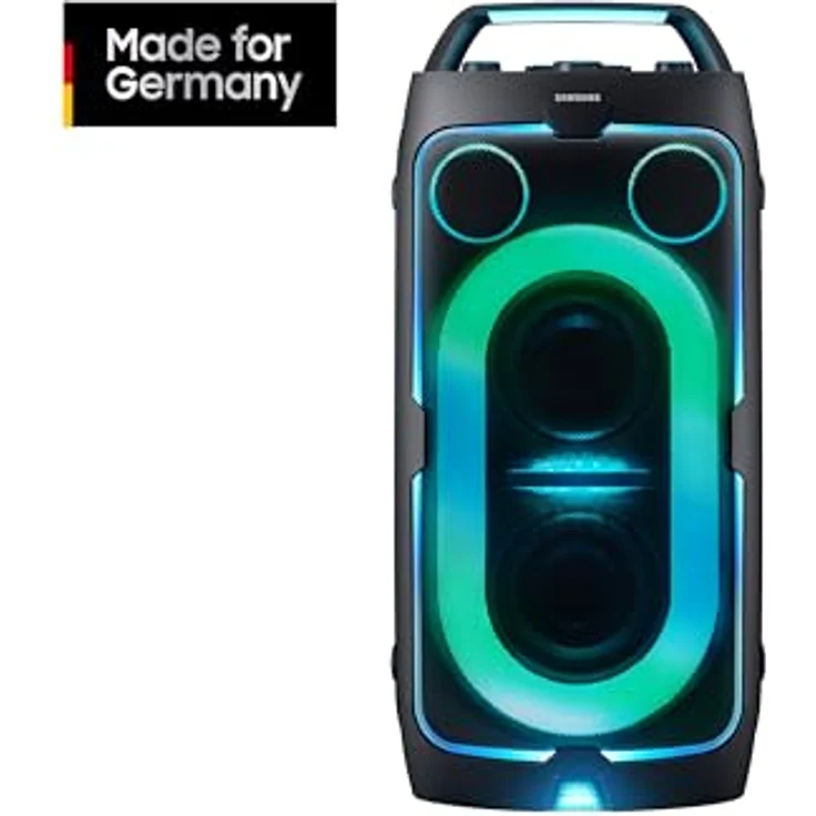 Samsung Soundtower MX-ST50F/ZG, Lautsprecher-Set mit kraftvollem Bass, 18 Stunden Akkulaufzeit und Party Lights+ – Bild 3