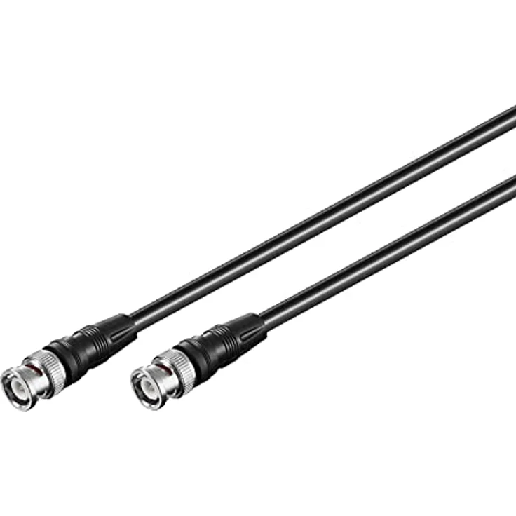 Goobay 50089 Verbindungskabel BNC (RG58), Koaxialkabel, BNC-Stecker -> BNC-Stecker, 2-Fach geschirmt, 50 Ohm, schwarz, 3 Meter – Bild 2