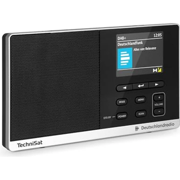 TechniSat DIGITRADIO 215 ASA Deutschlandradio Edition, Küchenradio mit DAB+/UKW, 2,8 Zoll TFT-Farbdisplay und ASA-Warnfunktion – Bild 1
