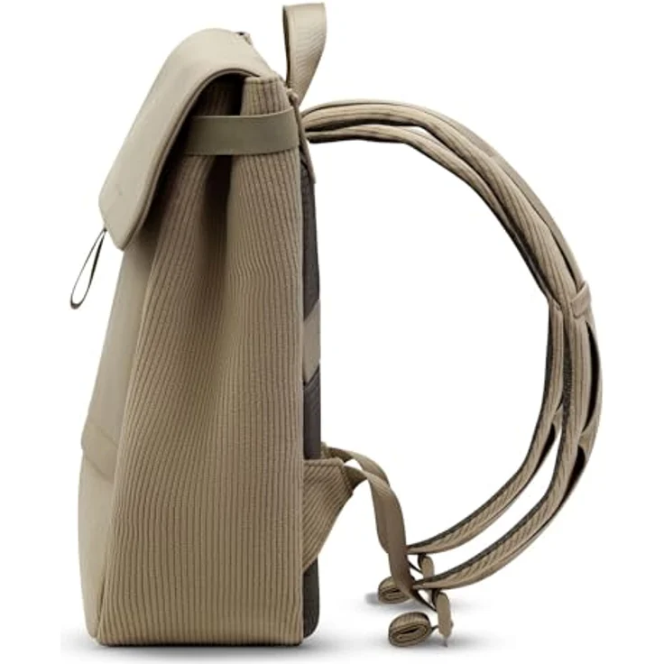 Kapten & Son Fyn Cord Backpack, Freizeitrucksack mit Laptopfach, 13L, wasserabweisendes Material, Dusty Khaki – Bild 2