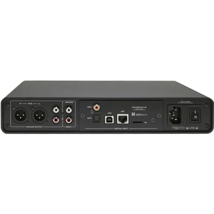 HIFIMAN Serenade Hi-Fi DAC & Class A Kopfhörerverstärker mit HYMALAYA PRO R2R DAC, Streaming Media, LAN-Netzwerk, Schwarz – Bild 4