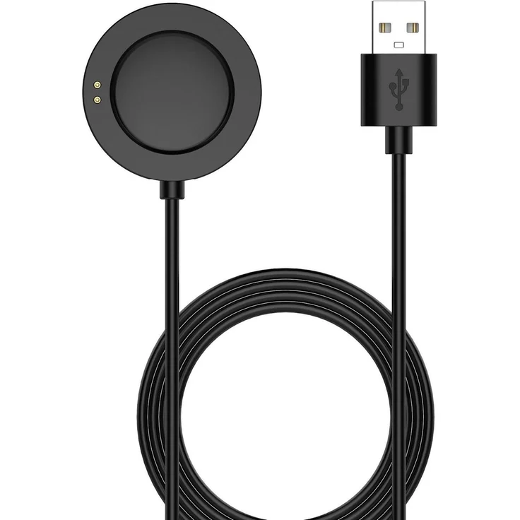 Wigento Magnetisches Schnell Ladekabel für Xiaomi Watch S4/S3/S2, Schwarz