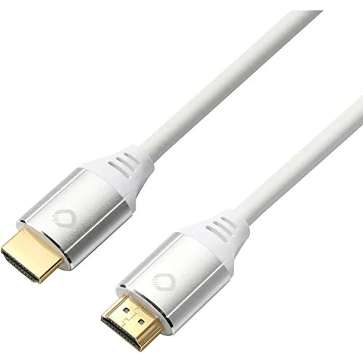 Oehlbach Black Magic MKII - 8K Ultra High-Speed HDMI-Kabel - 8K FUHD 60Hz 4320p / 4K 120Hz 2160p - 48Gbit/s (21:9 Cinema, 3D, Dolby Vision, Dynamic HDR 10+, VRR, eARC, UHD2) Weiß, 2 m – Bild 4