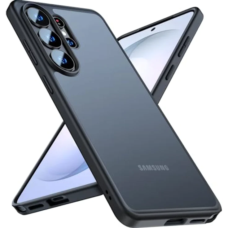 U Ultimate24Style Premium Hülle für Samsung Galaxy S26 Ultra – Stoßfest mit 360° Airbag-Technologie, kratzfest und griffig (Schwarz) – Bild 1