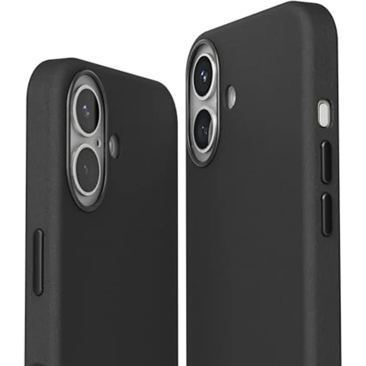 Vonmählen Like Leather Case Cover für Apple iPhone 16 Plus, Schwarz, Handytasche, versandkostenfrei – Bild 4