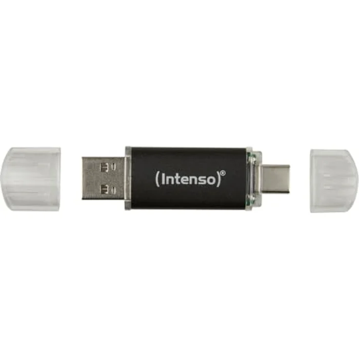 Intenso Twist Line 16 GB USB-Stick, USB-A 3.2, anthrazit – Bild 1