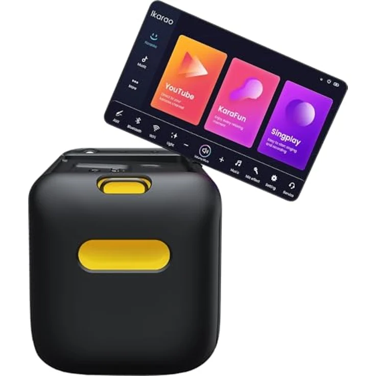 Ikarao Break X1, Bluetooth-Lautsprecher mit 460 W, 13,3 Zoll LCD-Touchscreen, kabellos und MicroSD-Slot – Bild 5
