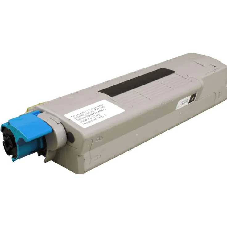 Ampertec Kompatibler Toner ersetzt Oki 43324424, schwarz, Druckkapazität ca. 6.750 Seiten, kompatibel mit OKI C 5500 N, C 5550 MFP, C 5800, C 5900