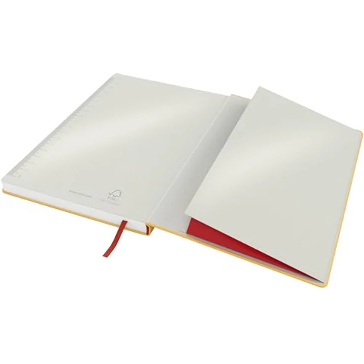 LEITZ Notizbuch Cosy B5, fester Einband kariert mit Soft-Touch-Oberfläche, gelb – Bild 5