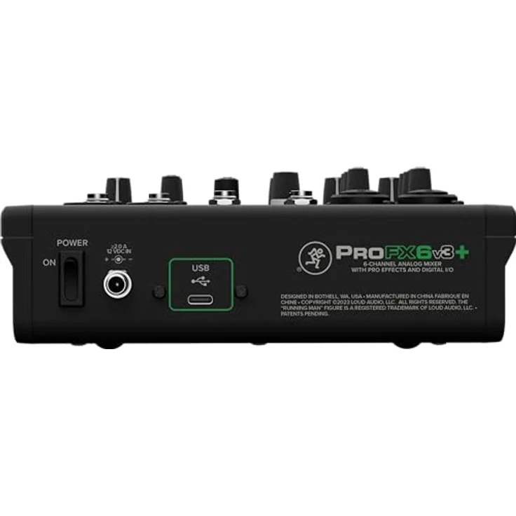 Mackie ProFX6v3+ Analoges 6-Kanal-Mischpult mit USB-Aufnahme-Modi und Bluetooth® - Studioqualität und verbesserte FX – Bild 5