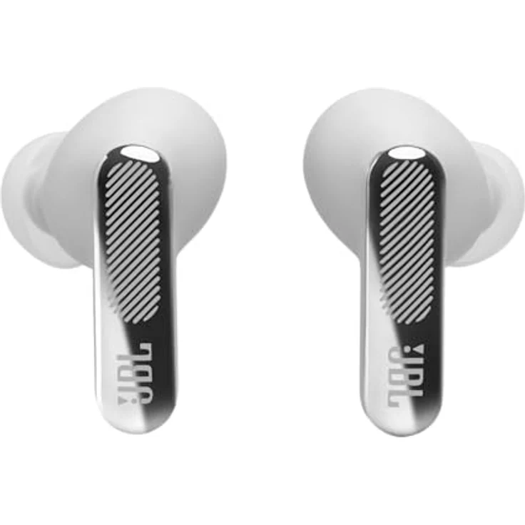 JBL Live Beam 4, Kabellose Noise-Cancelling-Ohrhörer mit Hi-Res Audio, Smart Charging Case, 48 Std. Akkulaufzeit, IP55 wasserdicht, Silber – Bild 4