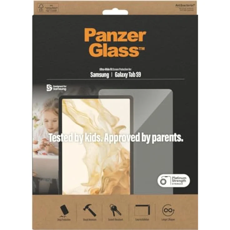 Panzer Glass PanzerGlass Displayschutz transparent Samsung Galaxy Tab S9 BRANDNEU – Bild 3