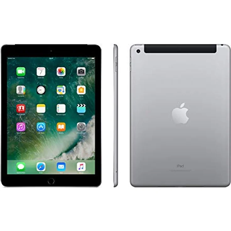 Apple iPad (2017) WiFi + Cellular Spacegrau 128 GB (MP2D2FD-A) – Bild 4