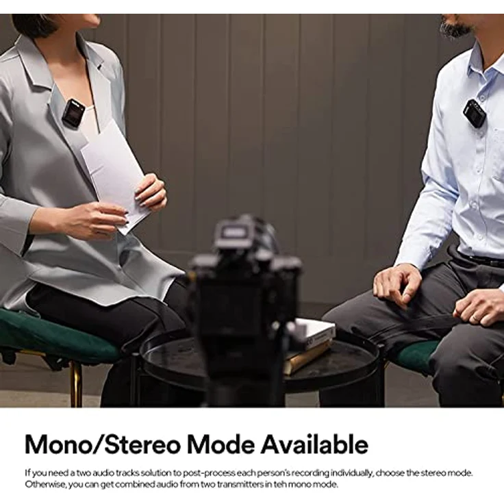 GODOX MoveLink II M2 Kompaktes 2 Personen kabelloses Mikrofonsystem für Kameras & Smartphones – Bild 4