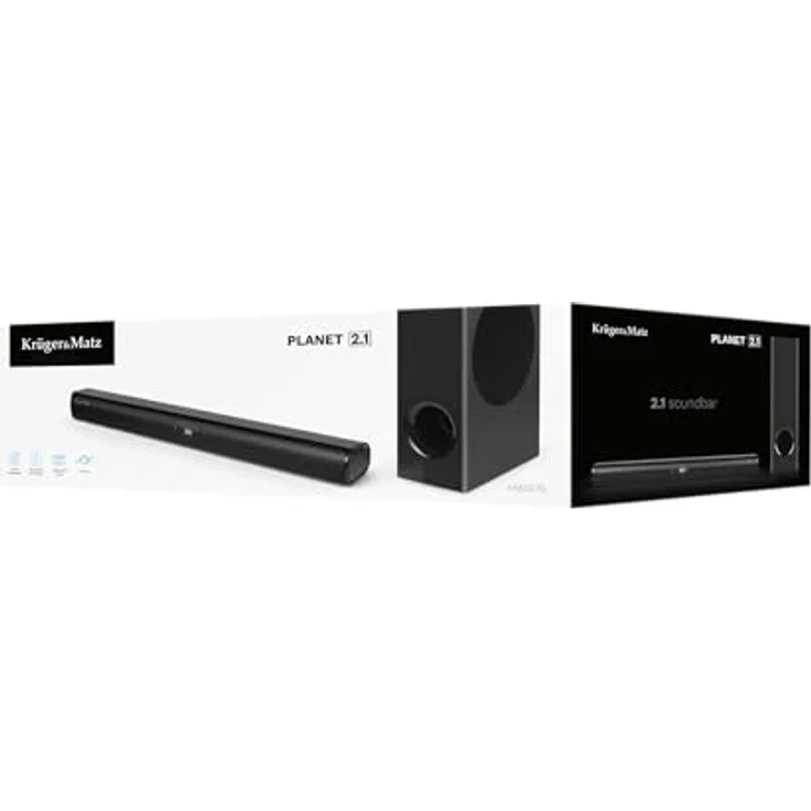 Krüger&Matz Planet 2.1 Soundbar, leistungsstarke Soundbar mit Subwoofer – Bild 11