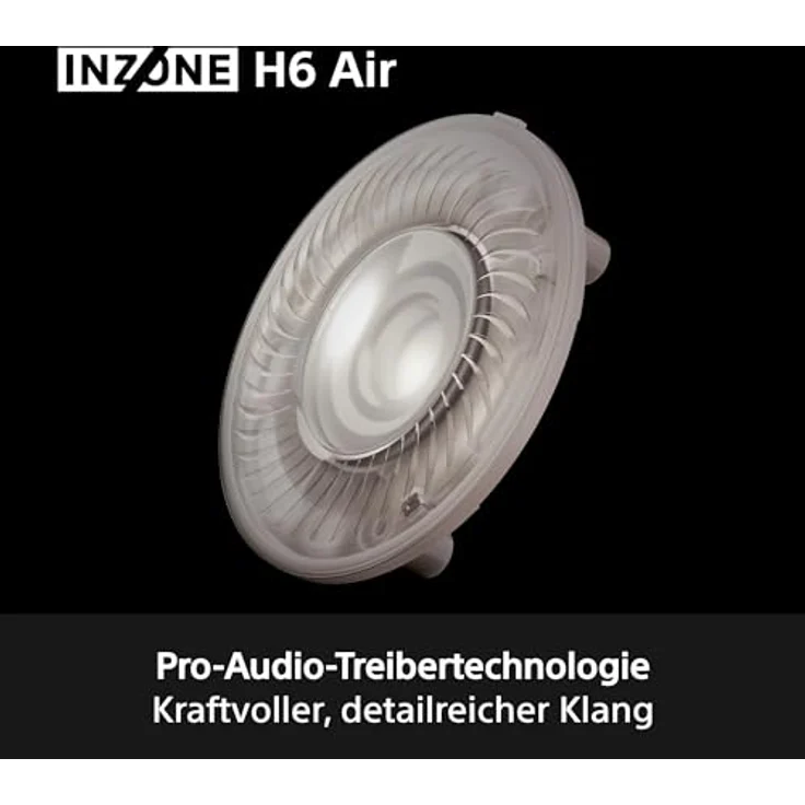 Sony INZONE H6 Air, kabelgebundenes Open-Back-Gaming-Headset mit 360 Spatial Sound, ultraleichtem Design (199 g), abnehmbaren Bügelmikrofon und einstellbarem EQ via INZONE Hub, schwarz – Bild 5