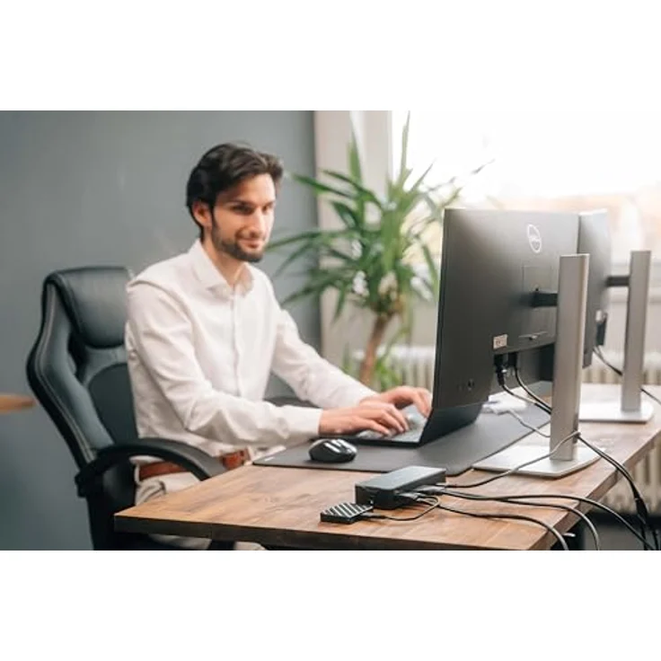 Verbatim USB-C Pro Docking Station, 15-in-1 Hub, Multiport Adapter zu HDMI 4K und 8K, USB-A und USB-C, PD 80 W, AUX, Card Reader, in Schwarz – Bild 4