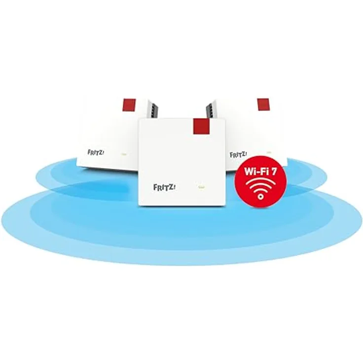 AVM FRITZ!Mesh Set 1700, 3er-Set WLAN Mesh-System mit Wi-Fi 7, bis zu 3.600 MBit/s, einfache Integration