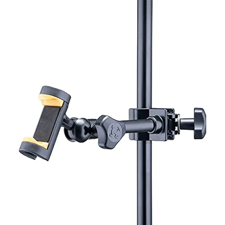 Hercules DG207B, Smartphone Halter für 4,7"-6,9" Geräte mit Klemme, Schwarz – Bild 3