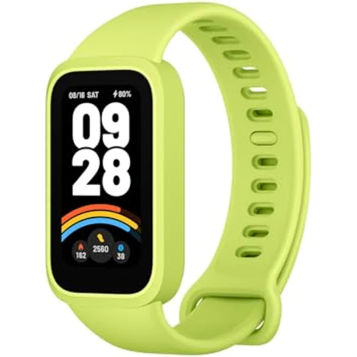 XIAOMI Smart Band 9, 1,47'' TFT-Display, 60Hz, leichte Bauweise, umfangreiche Gesundheitsüberwachung, Active Green, unterstützt 50 Sportmodi – Bild 1