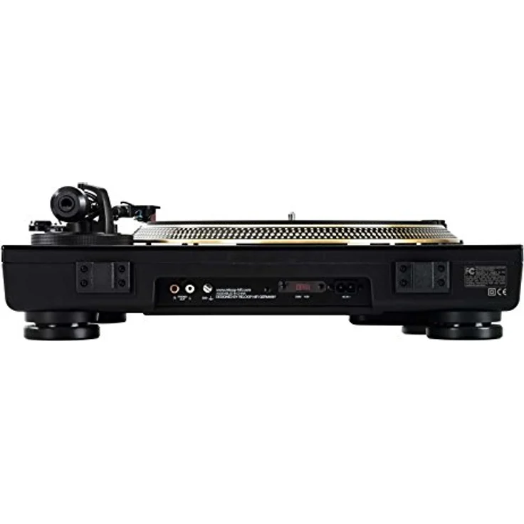 Reloop Turn 5 - quartz-gesteuerter HiFi Plattenspieler mit kräftigem Antrieb, kollektorloser, direktgetriebener DC Motor, Aluminium Plattenteller, statisch ausbalancierter S-förmiger Tonarm – Bild 5