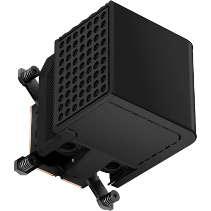 TRYX PANORAMA WB Schwarz, CPU-Wasserblock mit 6,67" AMOLED Display, G1/4 Fittinge, Kupfer-Mikrokanälen und VRM-Lüfter, kompatibel mit AM5 & LGA 1851 – Bild 5