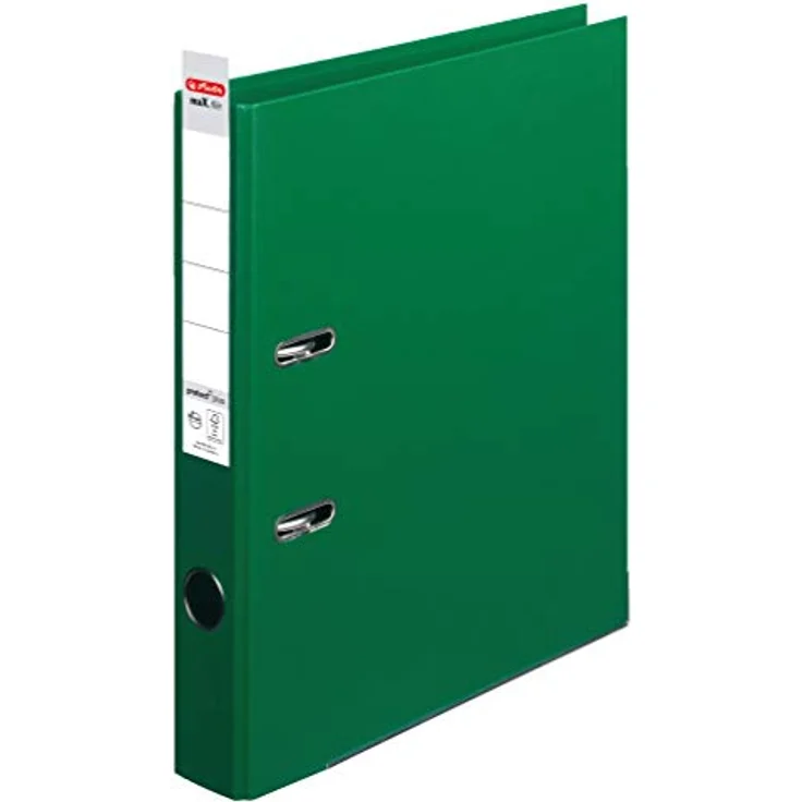 Herlitz Aktenordner herlitz Ordner maX.file protect plus, Rückenbr.: 50 mm, grün - Pappe mit Polypropylen, DIN A4, einsteckbares Rückenschild – Bild 2