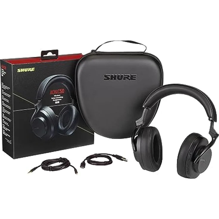 Shure AONIC 50 GEN 2 Kabellose Kopfhörer mit Noise Cancelling - Schwarz – Bild 2