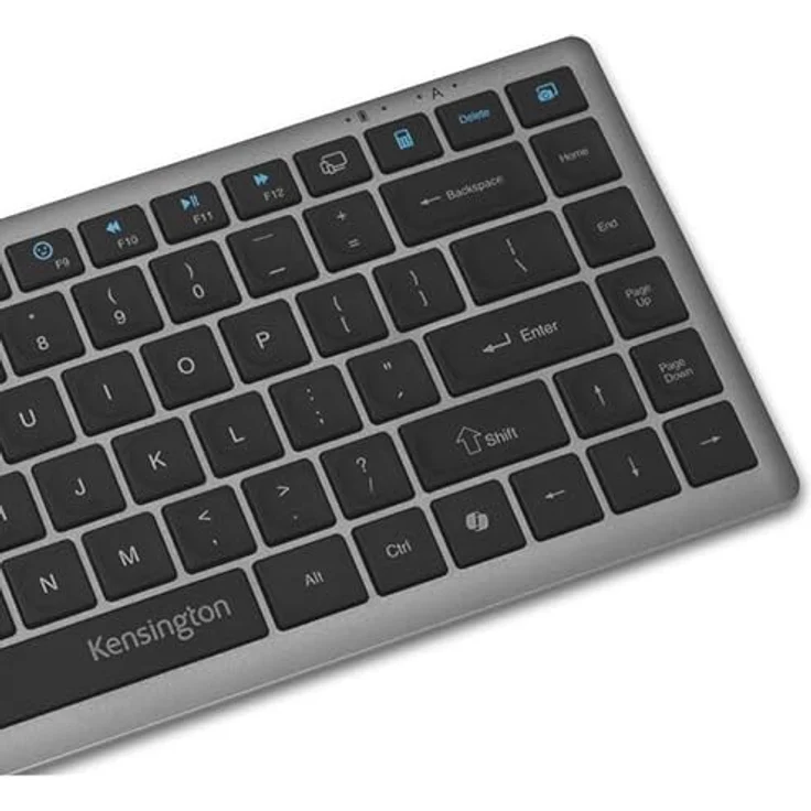 Kensington KB435 EQ, Kabellose kompakte QWERTY-Tastatur mit AI Copilot Taste, USB-Plug-and-Play, 2.4G, geräuscharm, umweltfreundlich, wiederaufladbarer Akku – Bild 5