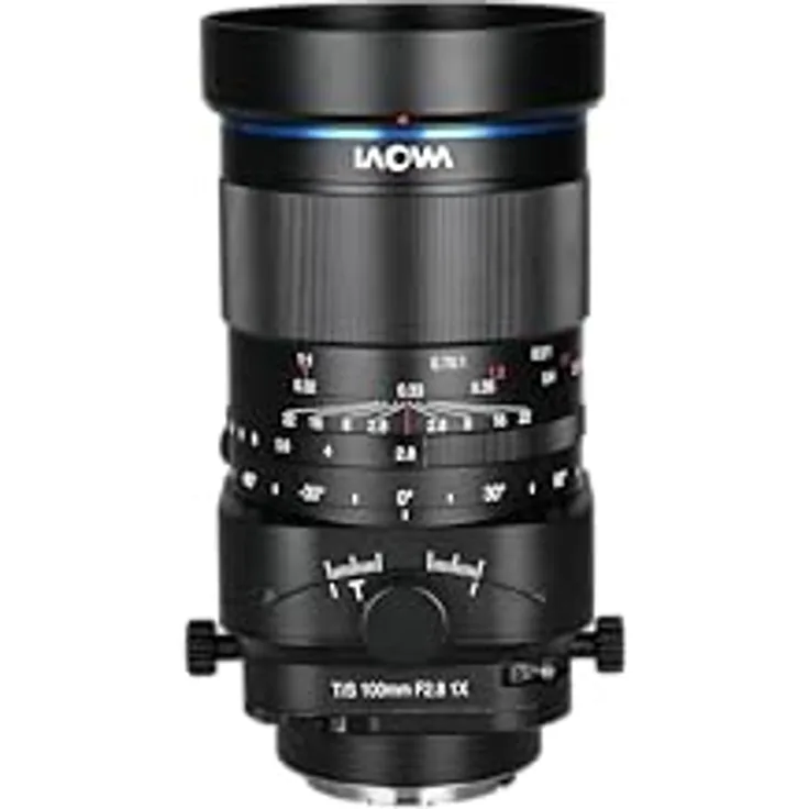 Laowa 100 mm f/2.8 Tilt-Shift 1X Makro-Objektiv für L-Mount-Kameras, präzise Neigung von +/-10 Grad, Verschiebung von +/- 12 mm, 1:1 Vergrößerung