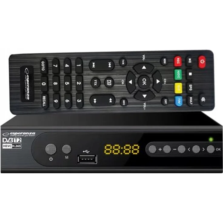 Esperanza EV106R, Digitaler DVB-T2 Tuner H.265/HEVC für digitales Fernsehen – Bild 6