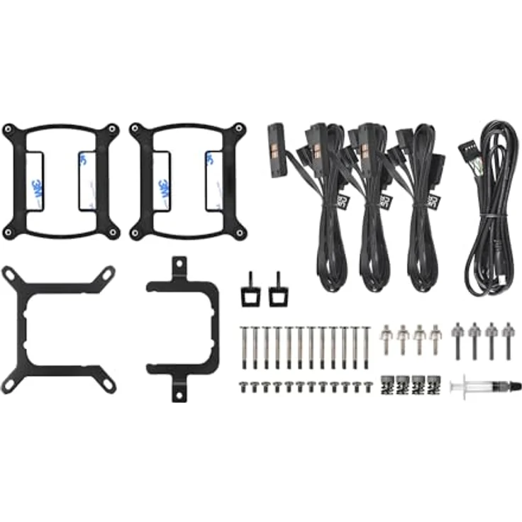 Thermaltake TH420 V2 Ultra EX | ARGB | All-In-One Liquid Cooler, leiser Betrieb mit Anti-Vibrations-Gummipads, RGB-Beleuchtung – Bild 5