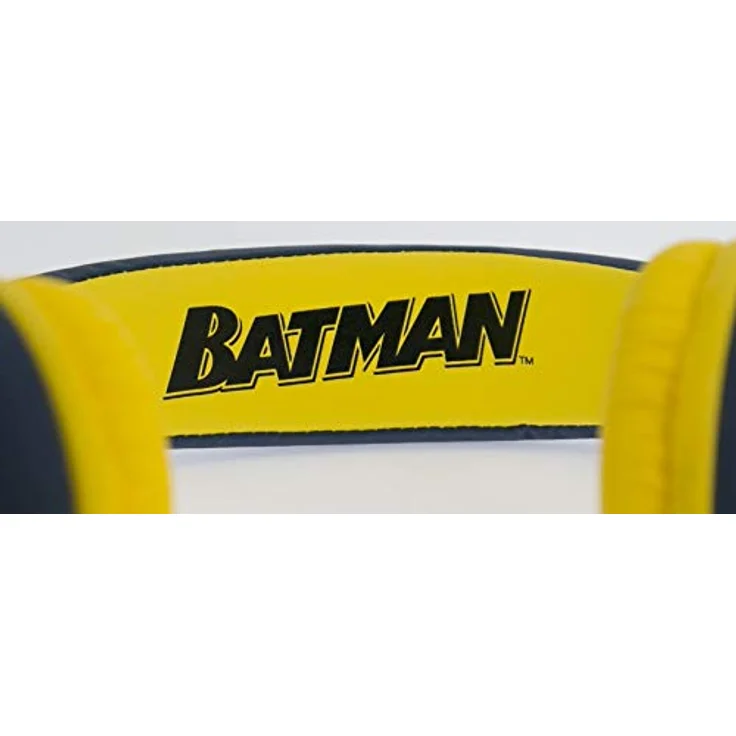 OTL Technologies JUNIOR Kinder Kopfhörer Batman Caped Crusader (gepolsterte Bügel, Lautstärkenbegrenzung auf 85 dB, buntes DC Design, für Jungen und Mädchen) Blau-Gelb - Preisvergleich – Bild 4