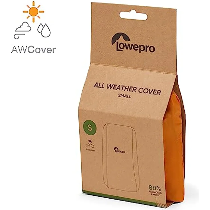 Lowepro Regenschutz AW Small Aus Recycelten Materialien, wasserdichte Schutzhülle für Kamerataschen, Rucksackhülle, Regenfest – Bild 4