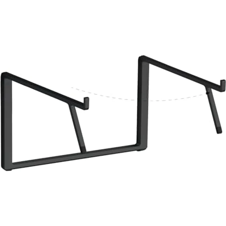 Rain Design MBAR FOLDABLE LAPTOP STAND, Tragbarer Klappständer aus Aluminium, 5,5 Zoll Höhenanpassung, inklusive schwarzer Tragetasche – Bild 3
