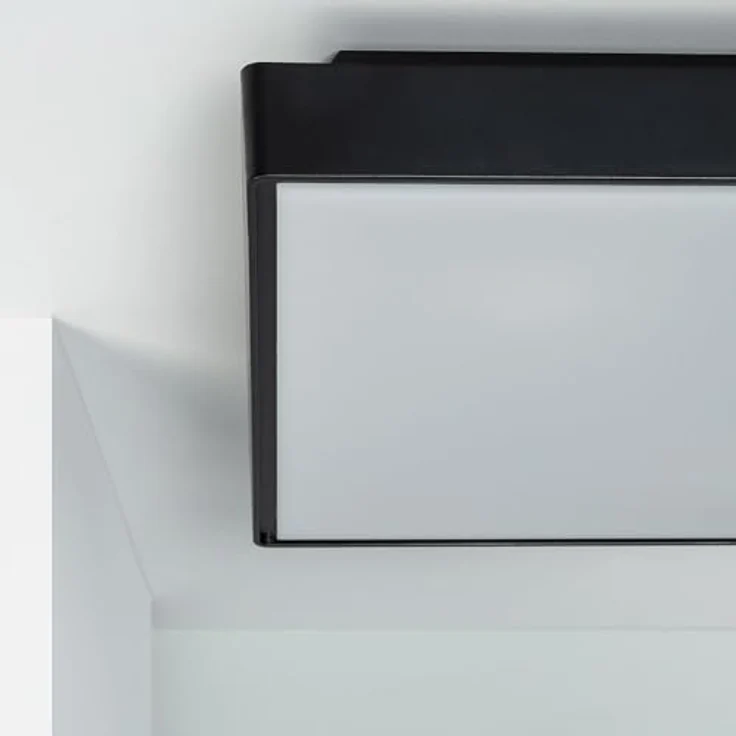 LEDKIA LIGHTING Leuchte Eckig für Aussen Julius IP65 Schwarz, Smarte Deckenbeleuchtung mit IP65 Schutz – Bild 4